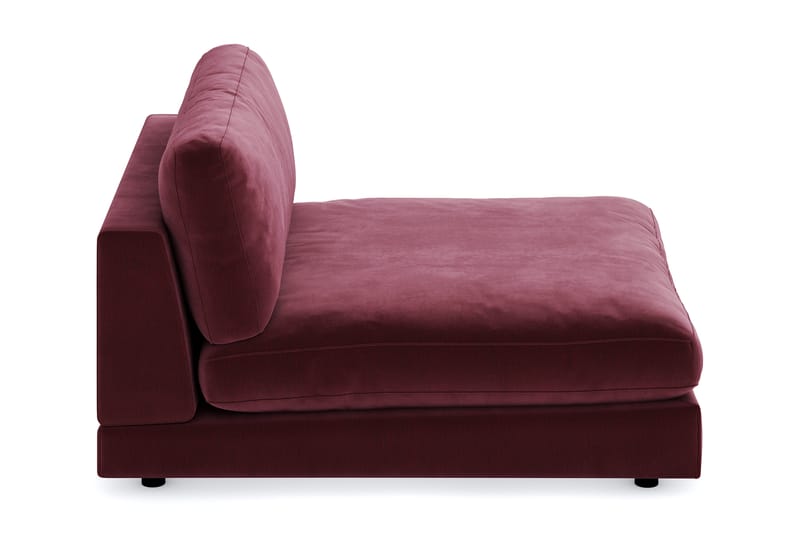 Arken 1-seters Divanmodul i Fløyel - Lilla - Møbler - Sofaer - Modulsofaer - Øvrige moduler for modulsofa