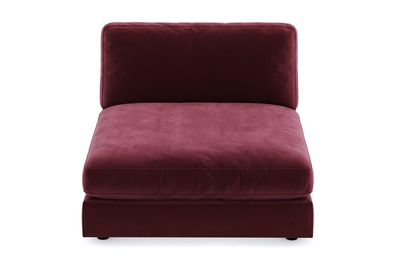 Arken 1-seters Divanmodul i Fløyel - Lilla - Møbler - Sofaer - Modulsofaer - Øvrige moduler for modulsofa