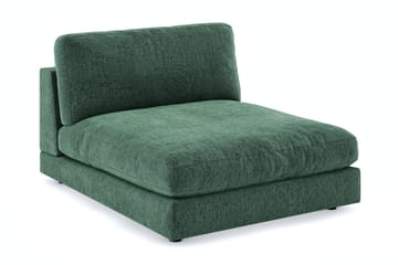 Arken 1-seters Divanmodul i Fløyel - Mørk grønn - Møbler - Sofaer - Modulsofaer - Øvrige moduler for modulsofa