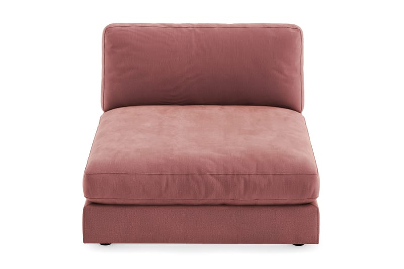 Arken 1-seters Divanmodul i Fløyel - Rosa - Møbler - Sofaer - Modulsofaer - Øvrige moduler for modulsofa