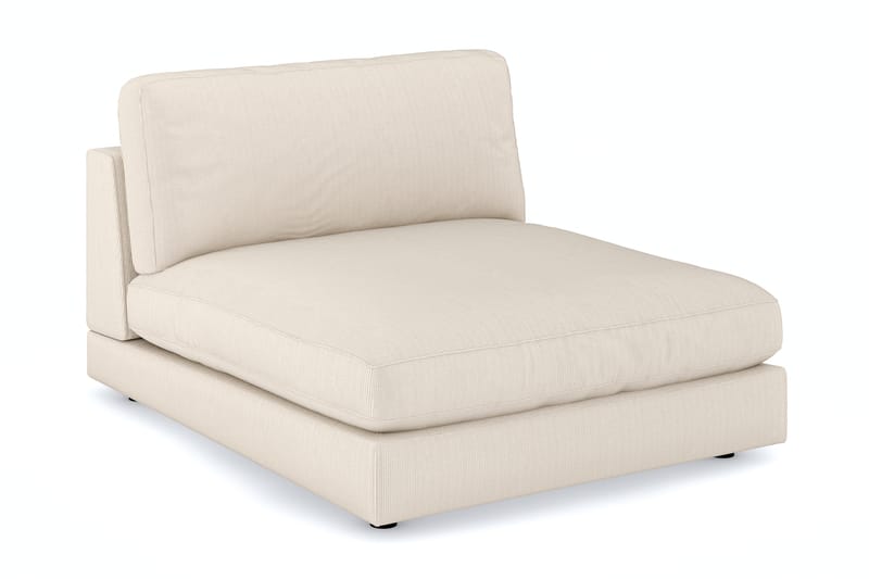 Arken 1-seters Divanmodul i Manchester - Beige - Møbler - Sofaer - Modulsofaer - Øvrige moduler for modulsofa
