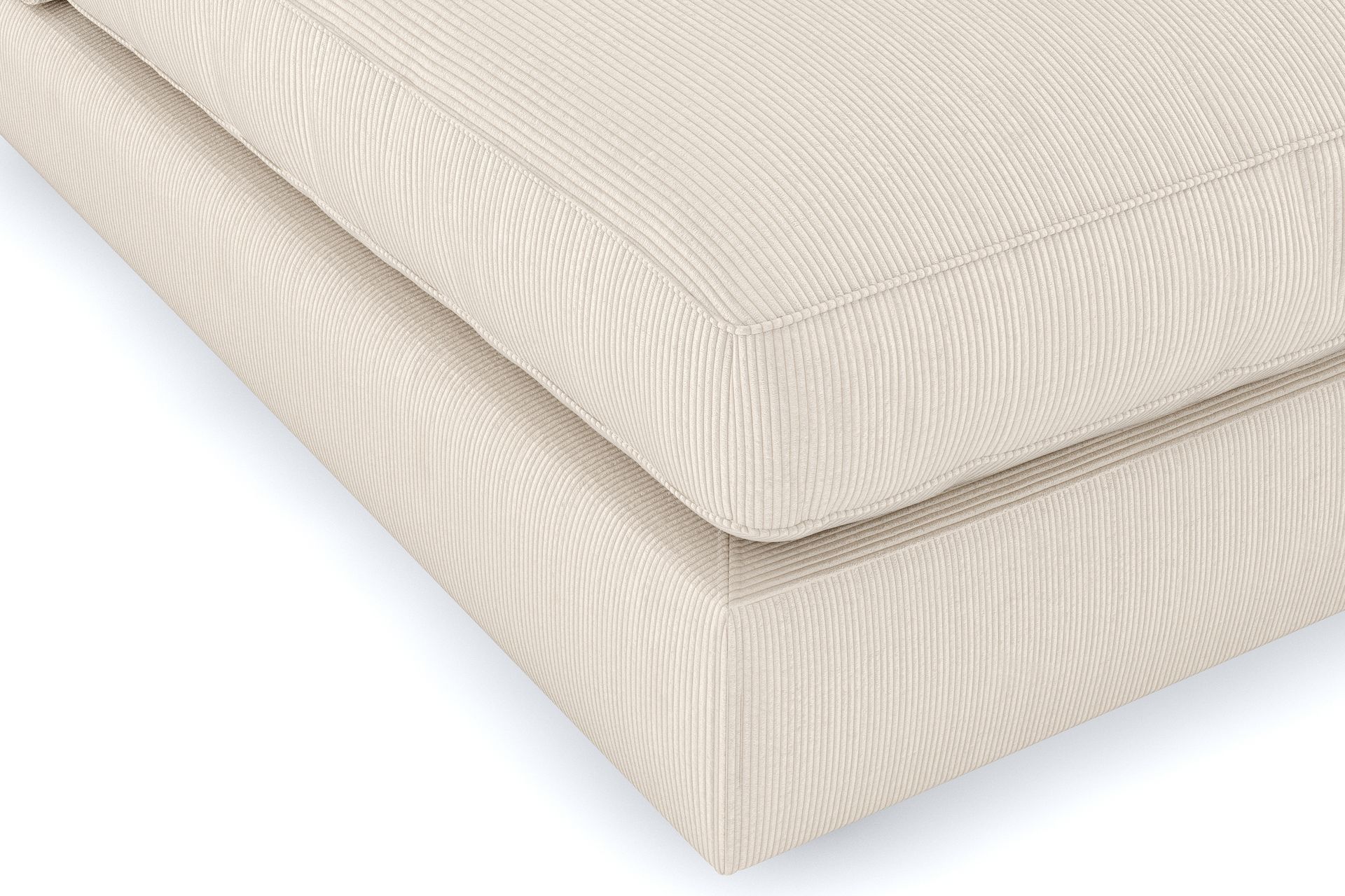 Arken 1-seters Divanmodul i Manchester - Beige - Møbler - Sofaer - Modulsofaer - Øvrige moduler for modulsofa
