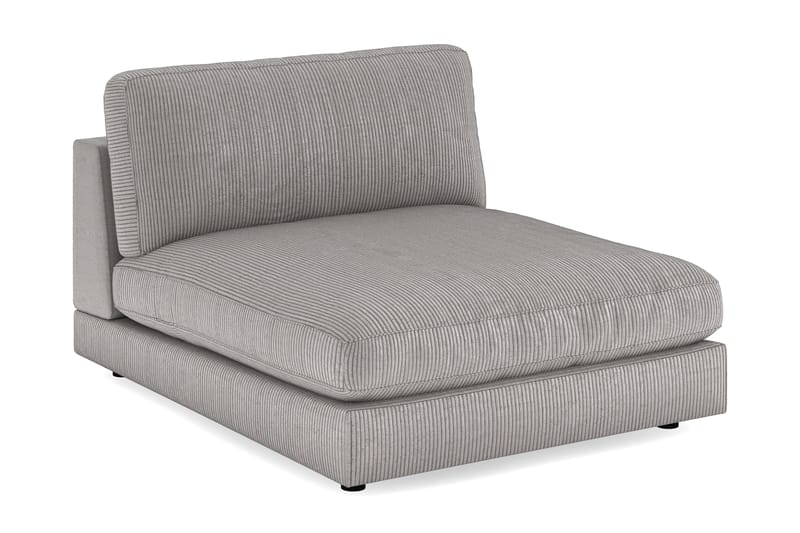 Arken 1-seters Divanmodul i Manchester - Mørk grå - Møbler - Sofaer - Modulsofaer - Øvrige moduler for modulsofa