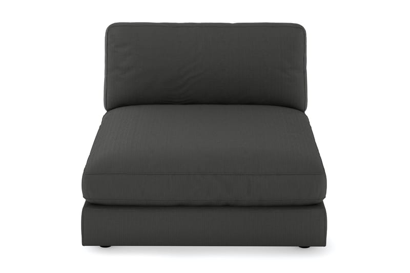 Arken 1-seters Divanmodul i Manchester - Mørk grå - Møbler - Sofaer - Modulsofaer - Øvrige moduler for modulsofa