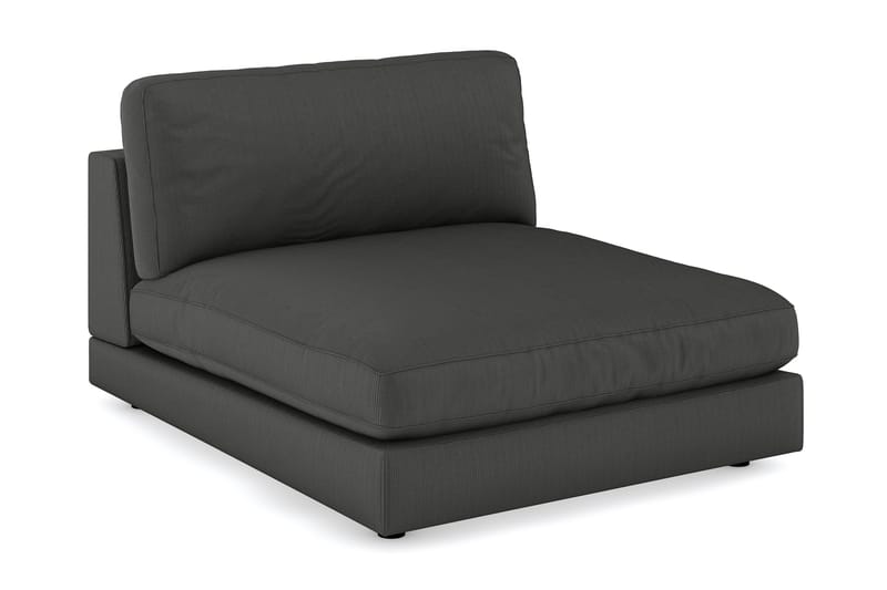 Arken 1-seters Divanmodul i Manchester - Mørk grå - Møbler - Sofaer - Modulsofaer - Øvrige moduler for modulsofa