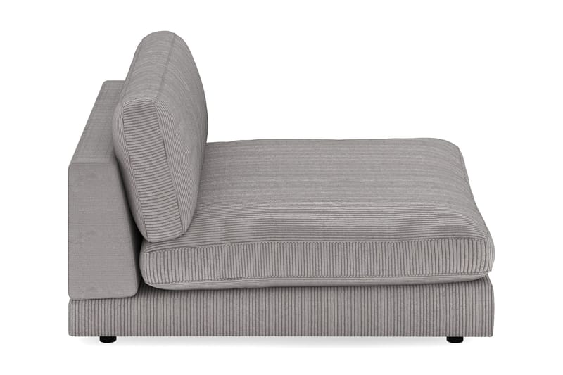 Arken 1-seters Divanmodul i Manchester - Mørk grå - Møbler - Sofaer - Modulsofaer - Øvrige moduler for modulsofa