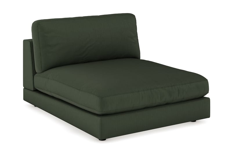 Arken 1-seters Divanmodul i Manchester - Mørk grønn - Møbler - Sofaer - Modulsofaer - Øvrige moduler for modulsofa