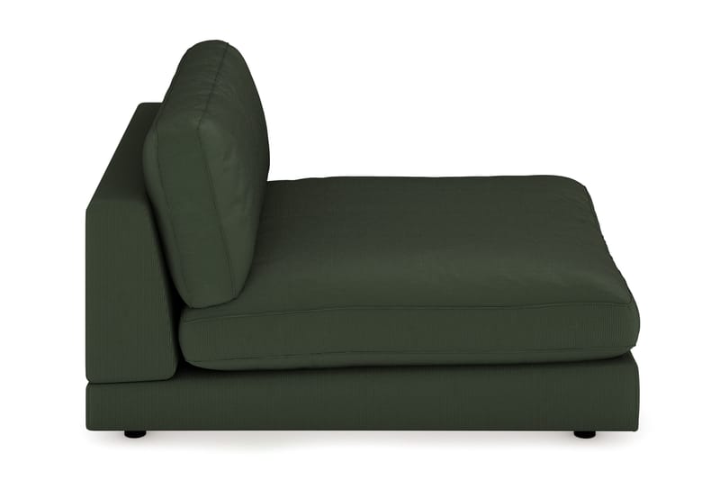 Arken 1-seters Divanmodul i Manchester - Mørk grønn - Møbler - Sofaer - Modulsofaer - Øvrige moduler for modulsofa