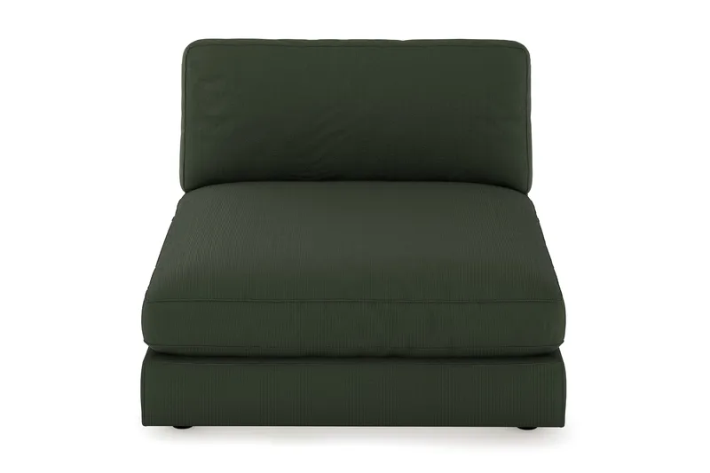 Arken 1-seters Divanmodul i Manchester - Mørk grønn - Møbler - Sofaer - Modulsofaer - Øvrige moduler for modulsofa