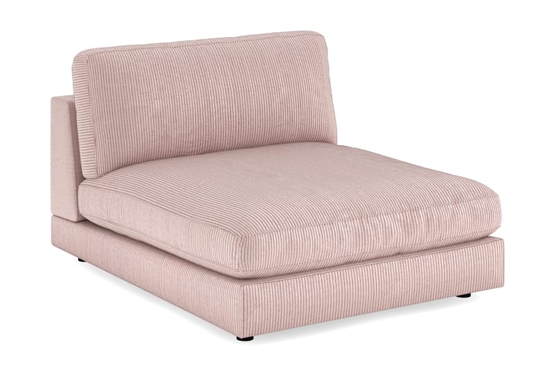 Arken 1-seters Divanmodul i Manchester - Rosa - Møbler - Sofaer - Modulsofaer - Øvrige moduler for modulsofa