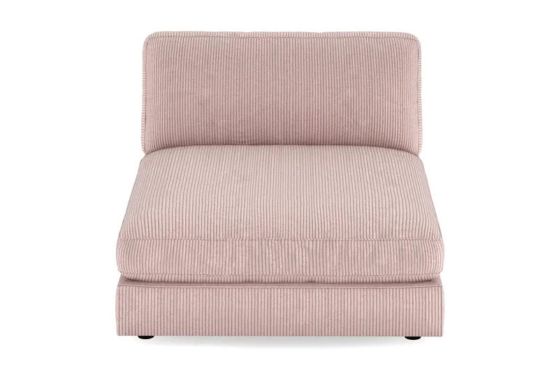 Arken 1-seters Divanmodul i Manchester - Rosa - Møbler - Sofaer - Modulsofaer - Øvrige moduler for modulsofa
