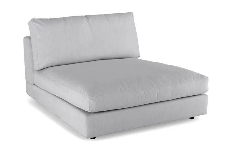 Arken 1-seters Divanmodul i Stoff - Grå - Møbler - Sofaer - Modulsofaer - Øvrige moduler for modulsofa