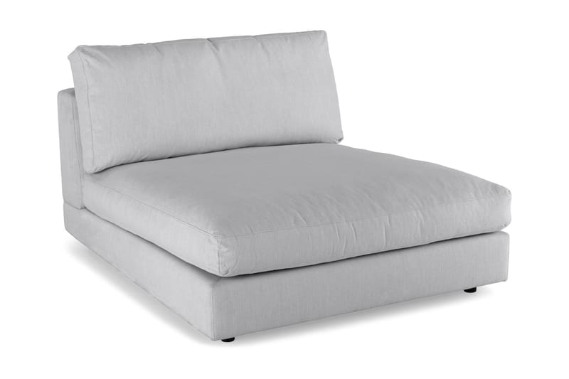 Arken 1-seters Divanmodul i Stoff - Grå - Møbler - Sofaer - Modulsofaer - Øvrige moduler for modulsofa