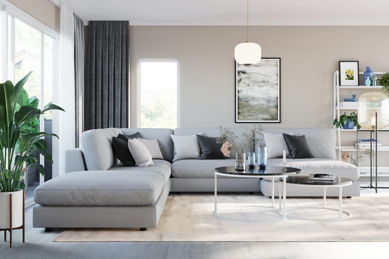 Arken 1-seters Divanmodul i Stoff - Grå - Møbler - Sofaer - Modulsofaer - Øvrige moduler for modulsofa