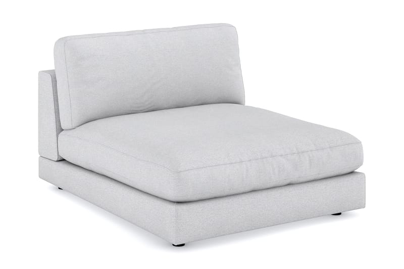 Arken 1-seters Divanmodul i Stoff - Lys grå - Møbler - Sofaer - Modulsofaer - Øvrige moduler for modulsofa
