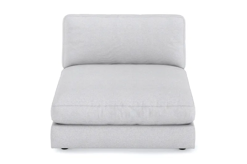 Arken 1-seters Divanmodul i Stoff - Lys grå - Møbler - Sofaer - Modulsofaer - Øvrige moduler for modulsofa