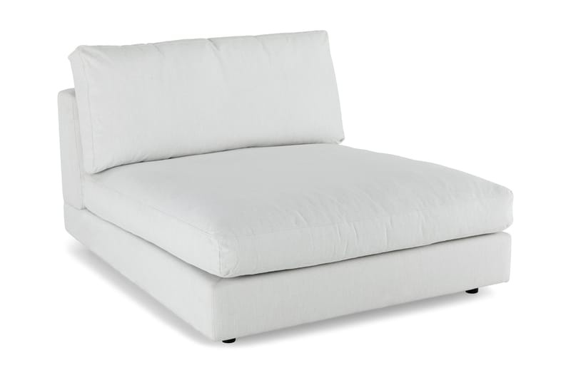 Arken 1-seters Divanmodul i Stoff - Lys grå - Møbler - Sofaer - Modulsofaer - Øvrige moduler for modulsofa