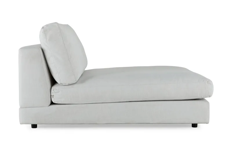 Arken 1-seters Divanmodul i Stoff - Lys grå - Møbler - Sofaer - Modulsofaer - Øvrige moduler for modulsofa