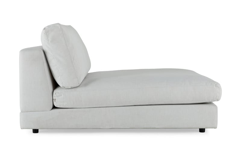 Arken 1-seters Divanmodul i Stoff - Lys grå - Møbler - Sofaer - Modulsofaer - Øvrige moduler for modulsofa