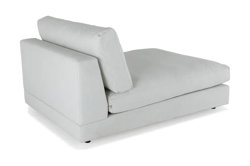 Arken 1-seters Divanmodul i Stoff - Lys grå - Møbler - Sofaer - Modulsofaer - Øvrige moduler for modulsofa