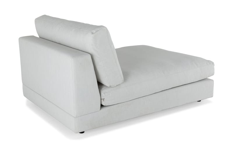 Arken 1-seters Divanmodul i Stoff - Lys grå - Møbler - Sofaer - Modulsofaer - Øvrige moduler for modulsofa