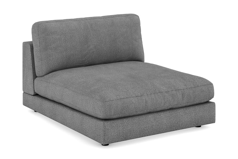 Arken 1-seters Divanmodul i Stoff - Mørk grå - Møbler - Sofaer - Modulsofaer - Øvrige moduler for modulsofa