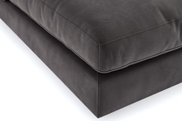 Arken 2-seters Divanmodul i Fløyel - Mørk grå - Møbler - Sofaer - Modulsofaer - Øvrige moduler for modulsofa
