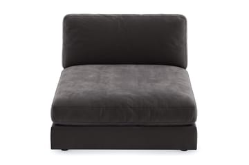 Arken 2-seters Divanmodul i Fløyel - Mørk grå - Møbler - Sofaer - Modulsofaer - Øvrige moduler for modulsofa