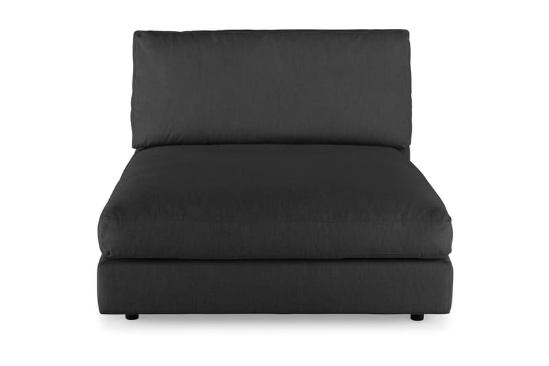 Arken 2-seters Divanmodul i Stoff - Svart - Møbler - Sofaer - Modulsofaer - Øvrige moduler for modulsofa