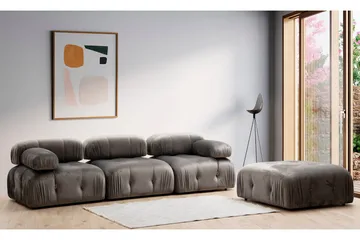 Belgin Høyremodul 95 cm - Grå - Møbler - Sofaer - Modulsofaer - Øvrige moduler for modulsofa