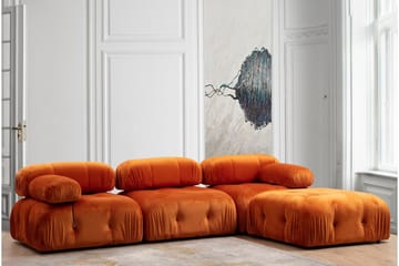 Belgin Høyremodul 95 cm - Oransje - Møbler - Sofaer - Modulsofaer - Øvrige moduler for modulsofa