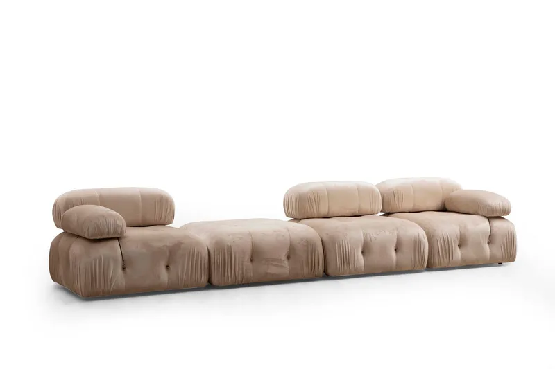 Belgin Venstremodul 95 cm - Beige - Møbler - Sofaer - Modulsofaer - Øvrige moduler for modulsofa