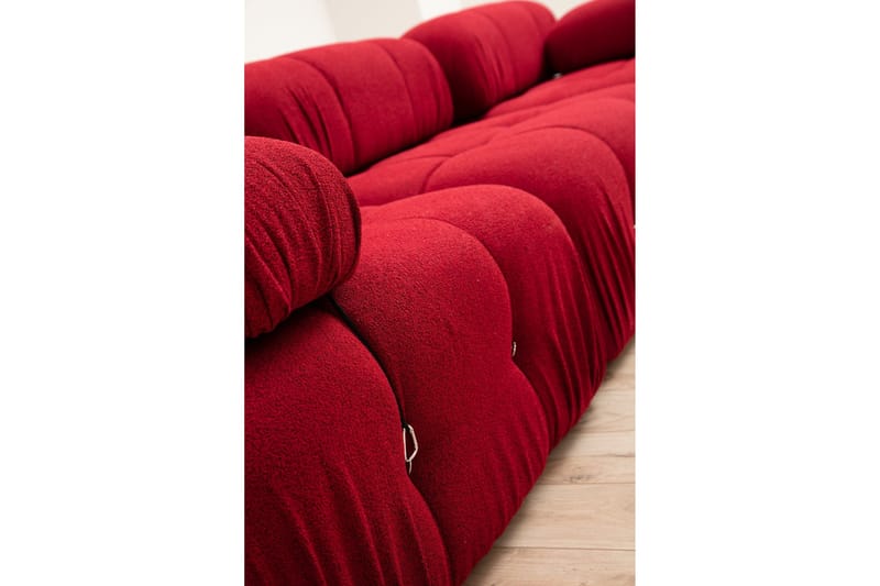 Belgin Venstremodul 95 cm - Rød - Møbler - Sofaer - Modulsofaer - Øvrige moduler for modulsofa