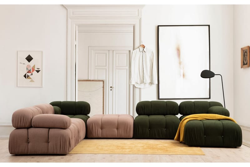 Bengul Høyremodul 95 cm - Grønn - Møbler - Sofaer - Modulsofaer - Øvrige moduler for modulsofa
