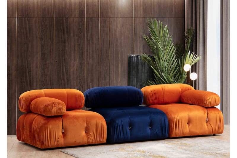 Bengul Høyremodul 95 cm - Oransje - Møbler - Sofaer - Modulsofaer - Øvrige moduler for modulsofa