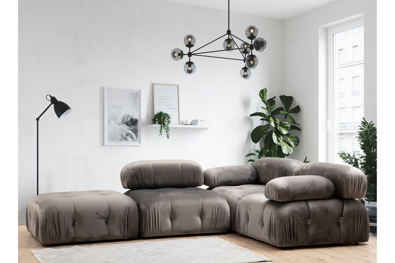 Bengul Venstremodul 95 cm - Grå - Øvrige moduler for modulsofa