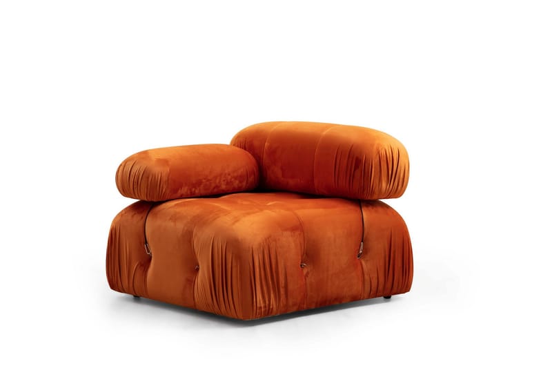 Bengul Venstremodul 95 cm - Oransje - Øvrige moduler for modulsofa