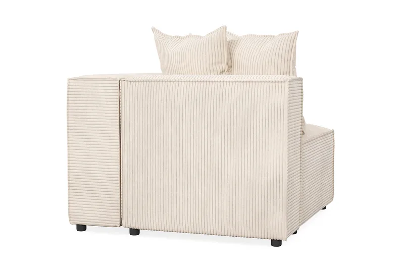 Cubo 1-seters Høyremodul i Manchester 108 cm bred - Beige - Møbler - Sofaer - Modulsofaer - Øvrige moduler for modulsofa
