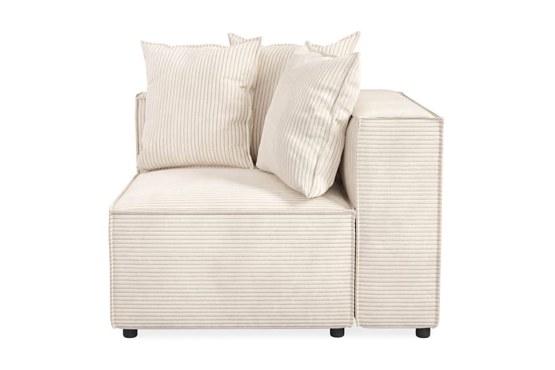 Cubo 1-seters Høyremodul i Manchester 108 cm bred - Beige - Møbler - Sofaer - Modulsofaer - Øvrige moduler for modulsofa