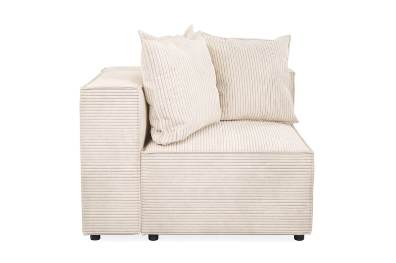 Cubo 1-seters Høyremodul i Manchester 108 cm bred - Beige - Møbler - Sofaer - Modulsofaer - Øvrige moduler for modulsofa