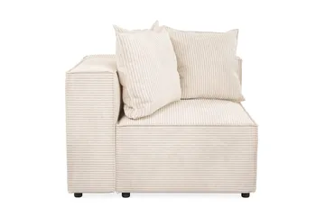 Cubo 1-seters Høyremodul i Manchester 108 cm bred - Beige - Møbler - Sofaer - Modulsofaer - Øvrige moduler for modulsofa