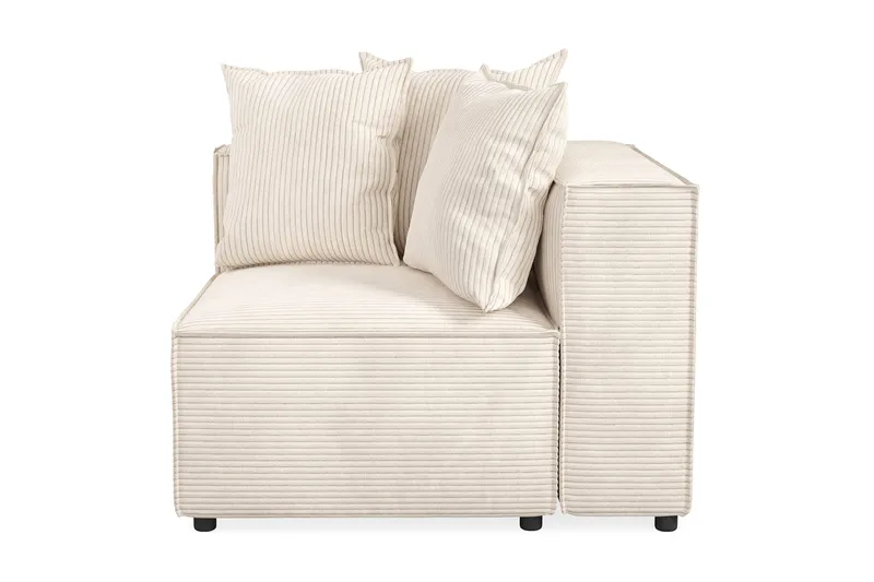 Cubo 1-seters Høyremodul i Manchester 108 cm bred - Beige - Møbler - Sofaer - Modulsofaer - Øvrige moduler for modulsofa