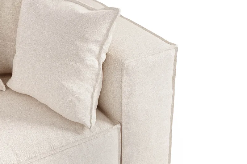 Cubo 1-seters Høyremodul i Stoff 108 cm bred - Beige - Møbler - Sofaer - Modulsofaer - Øvrige moduler for modulsofa