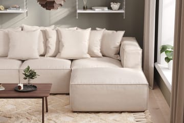 Cubo 1-seters Høyremodul i Stoff 108 cm bred - Beige - Møbler - Sofaer - Modulsofaer - Øvrige moduler for modulsofa