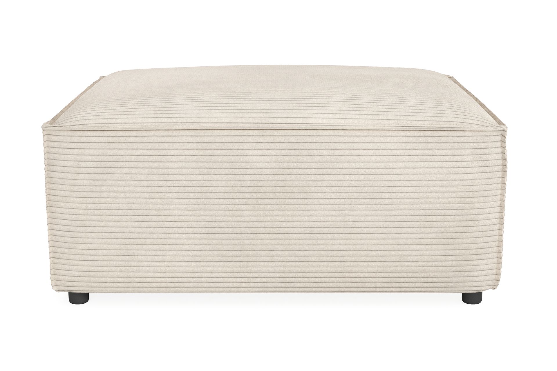 Cubo 1-seters Rektangulær Fotskammelmodul i Manchester 80 cm bred - Beige - Møbler - Sofaer - Modulsofaer - Øvrige moduler for modulsofa