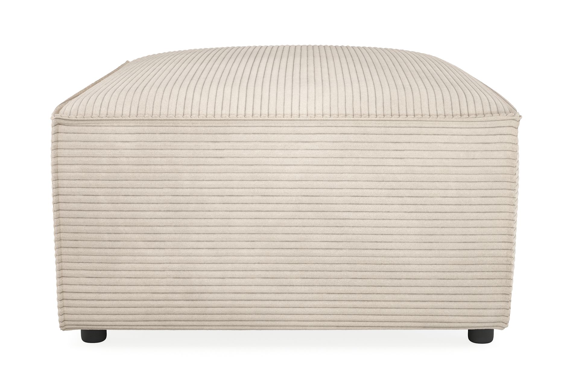 Cubo 1-seters Rektangulær Fotskammelmodul i Manchester 80 cm bred - Beige - Møbler - Sofaer - Modulsofaer - Øvrige moduler for modulsofa