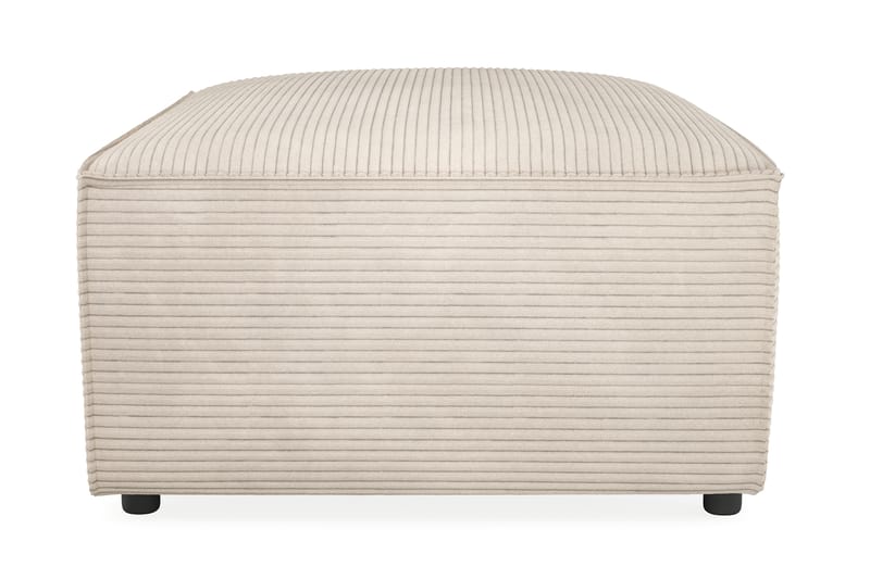 Cubo 1-seters Rektangulær Fotskammelmodul i Manchester 80 cm bred - Beige - Møbler - Sofaer - Modulsofaer - Øvrige moduler for modulsofa