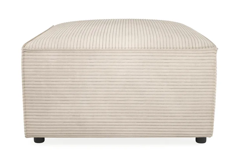 Cubo 1-seters Rektangulær Fotskammelmodul i Manchester 80 cm bred - Beige - Møbler - Sofaer - Modulsofaer - Øvrige moduler for modulsofa