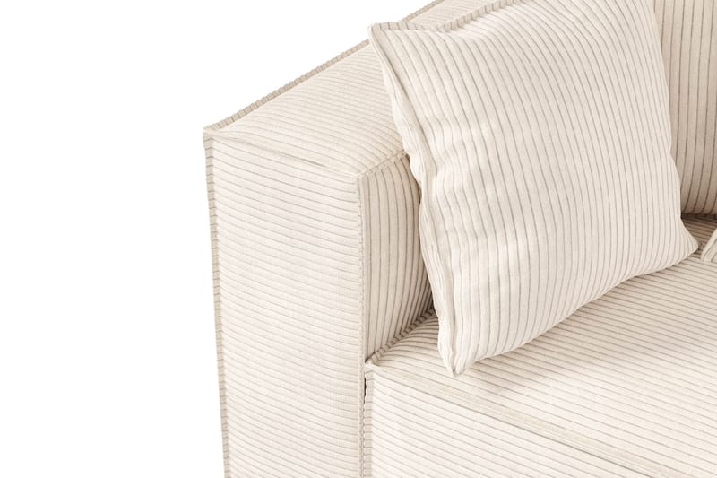 Cubo 1-seters Venstremodul i Manchester 108 cm bred - Beige - Møbler - Sofaer - Modulsofaer - Øvrige moduler for modulsofa