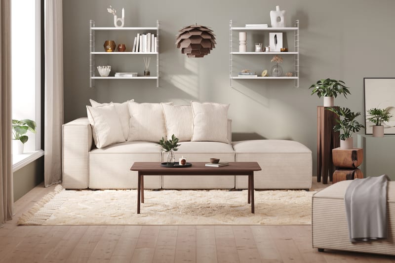 Cubo 1-seters Venstremodul i Manchester 108 cm bred - Beige - Møbler - Sofaer - Modulsofaer - Øvrige moduler for modulsofa